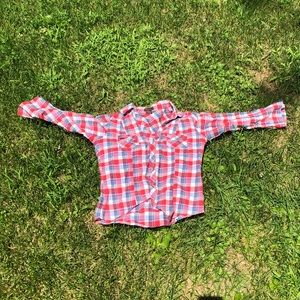 Plaid lightweight jacket